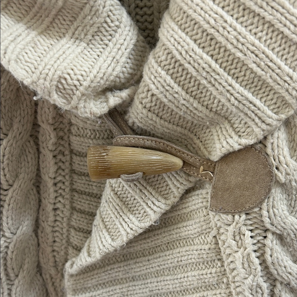 Lauren Ralph Lauren Cream Cable Knit Cardigan - Picture 4 of 8
